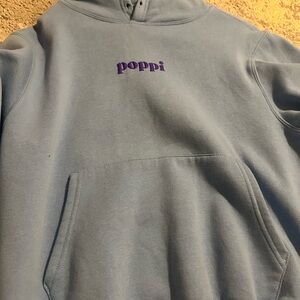 Pop Light Blue Men's Hoodie